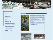 Tablet Screenshot of escapha.com